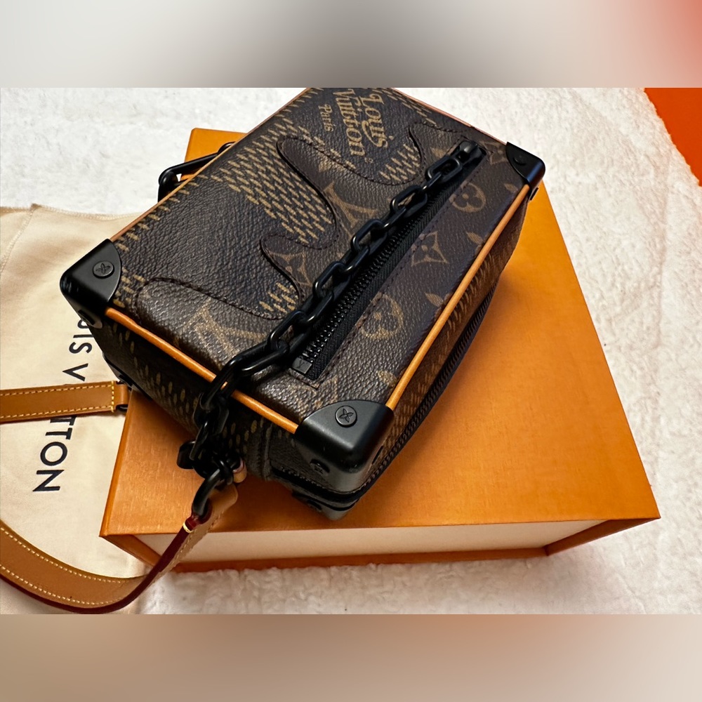 Louis Vuitton X Nigo Giant Damier Ebene Monogram Mini Soft Trunk